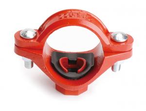 Малый хомут под резьбу LedeGroove BSPT (30mm) ДУ65х25, 21/2"х1" (76х34мм)