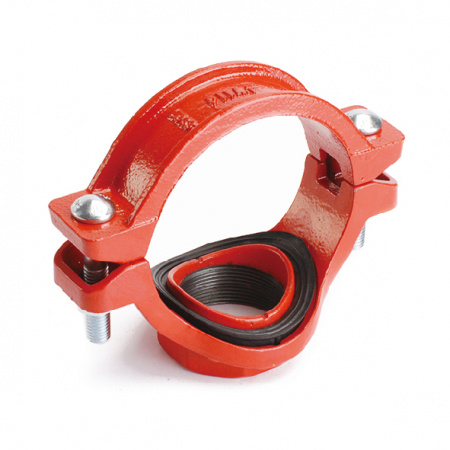 Хомут под резьбу LedeGroove BSPT (70mm) Ду 125х65, 5"х21/2" (139х76мм)
